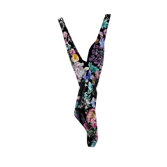 Johnny Was CSW2523AM Black Butterfly Cross Back One Piece Multicolor Size S NWT - Picture 6 of 12